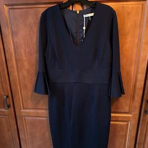 NEW Trina Turk Navy Blue Dress Size 10